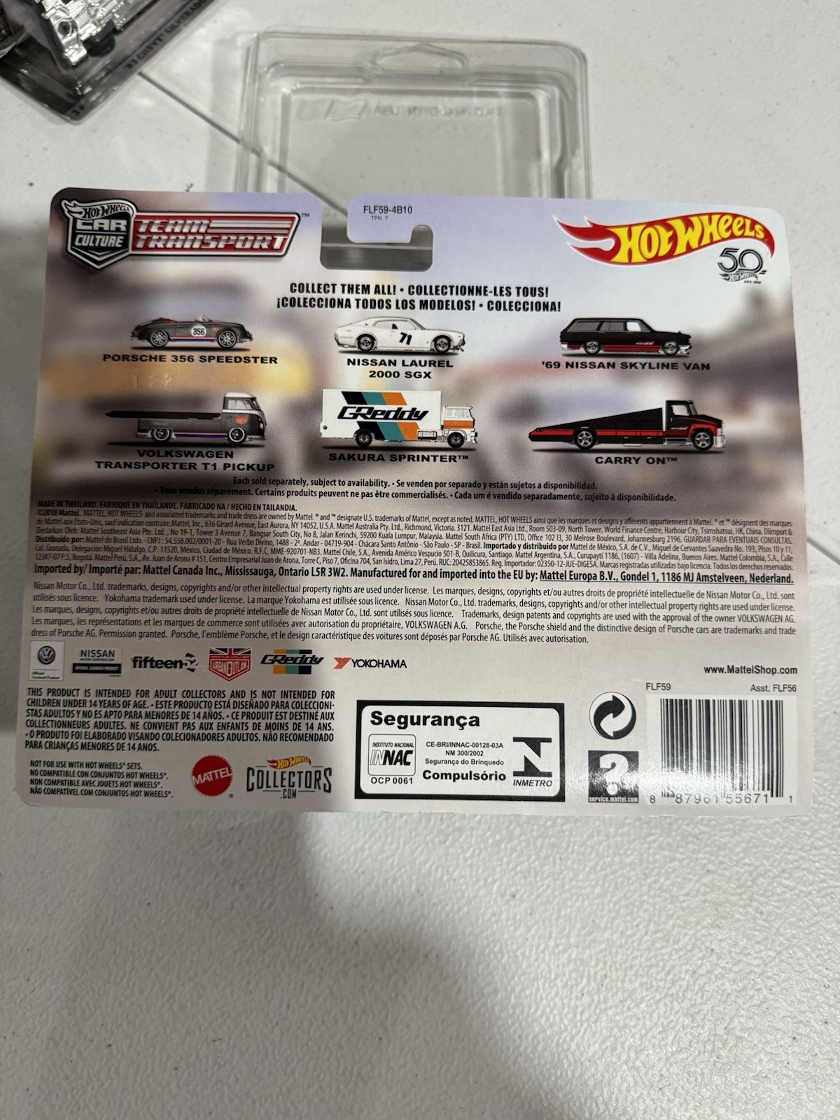 Hot Wheels Car Culture Team Transport GREDDY NISSAN LAUREL SAKURA SPRINTER #2