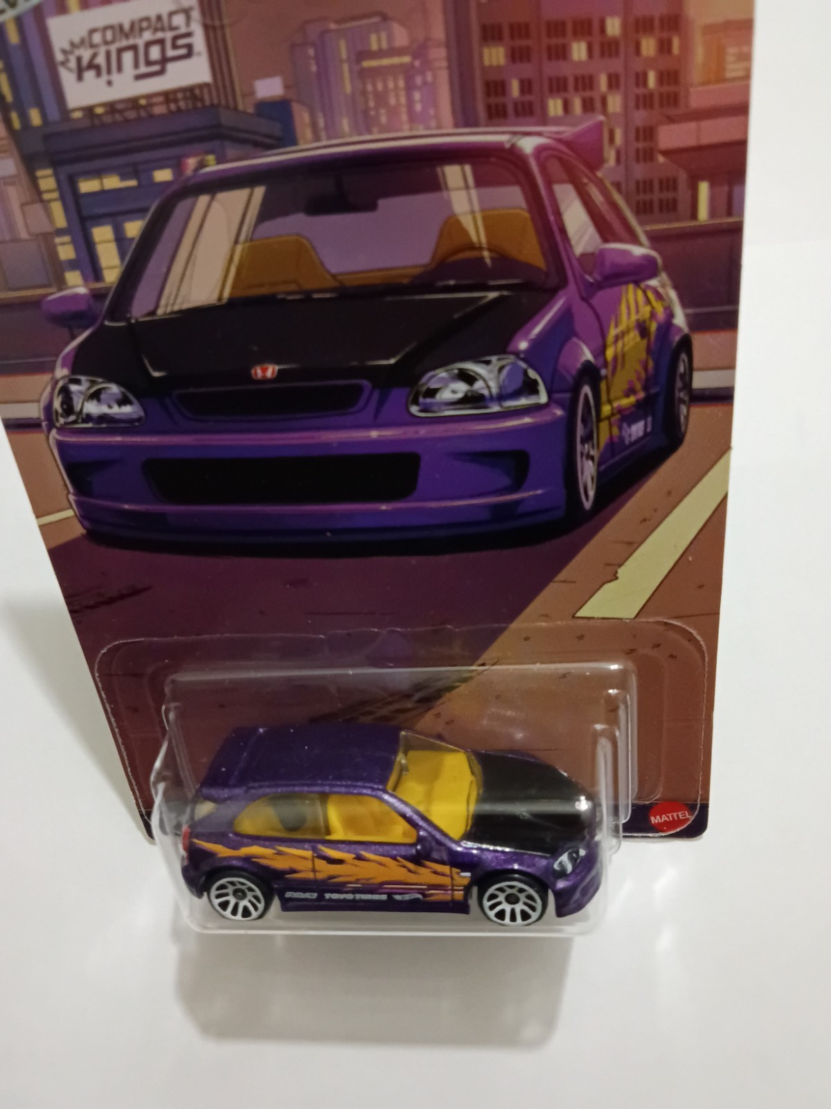 2026 Hot Wheels Walmart Compact Kings ’99 Honda Civic Type R (EK9) W/Bend&Dings