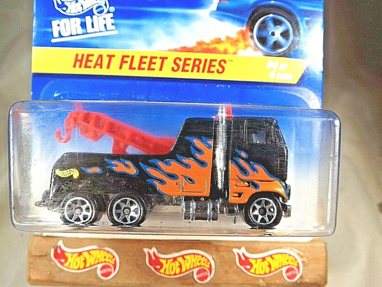 1997 Hot Wheels #540 Heat Fleet Series 4/4 RAMBLIN WRECKER Black w/7 Sp-Variant