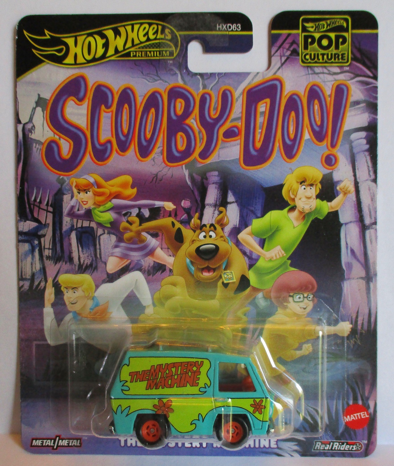 HOT WHEELS POP CULTURE SCOOBY-DOO THE MYSTERY MACHINE GREEN