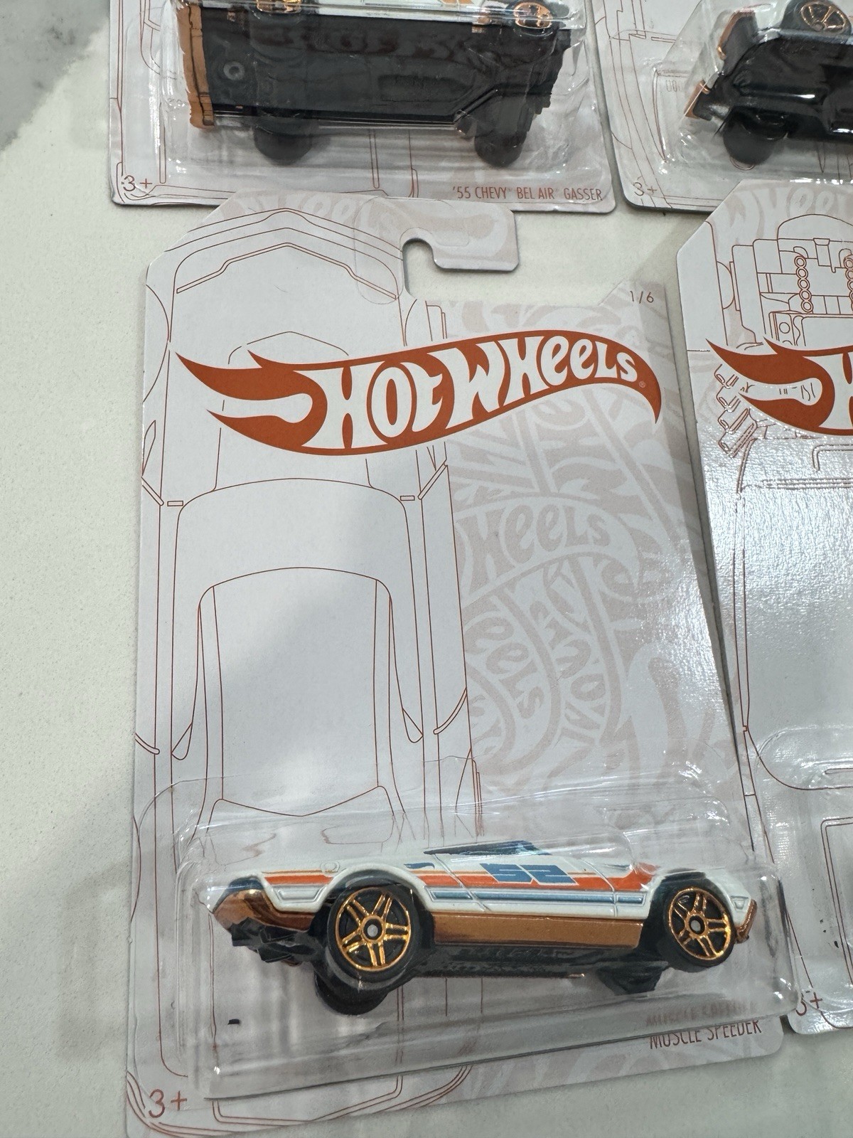 Hot Wheels 52nd Anniversary 2019 Complete Set Of 7 with Gazella GT