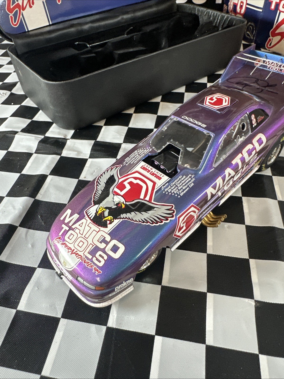 Dean Skuza 1999 Matco Tools Nitro Funny Car Autographed 1/24