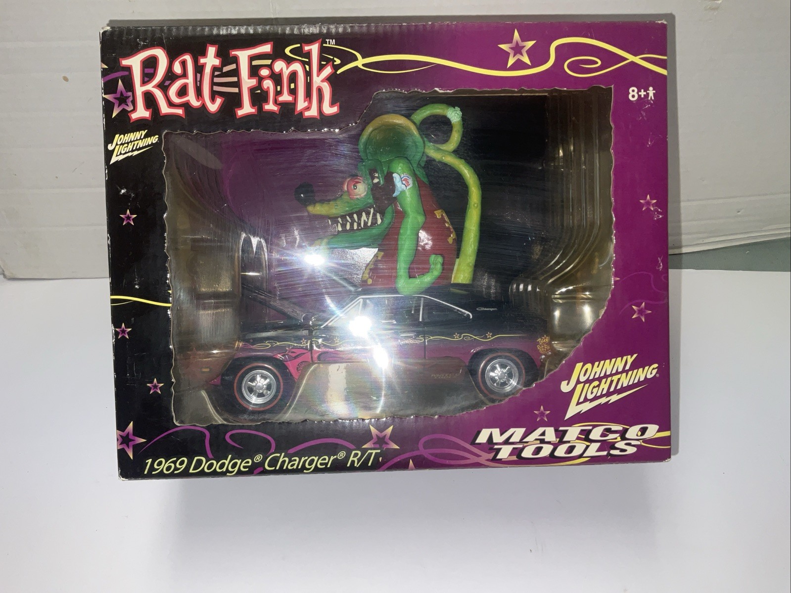 Matco Tools Rat Fink 1969 Dodge Charger R/T Scale Die Cast Johnny Lighting New