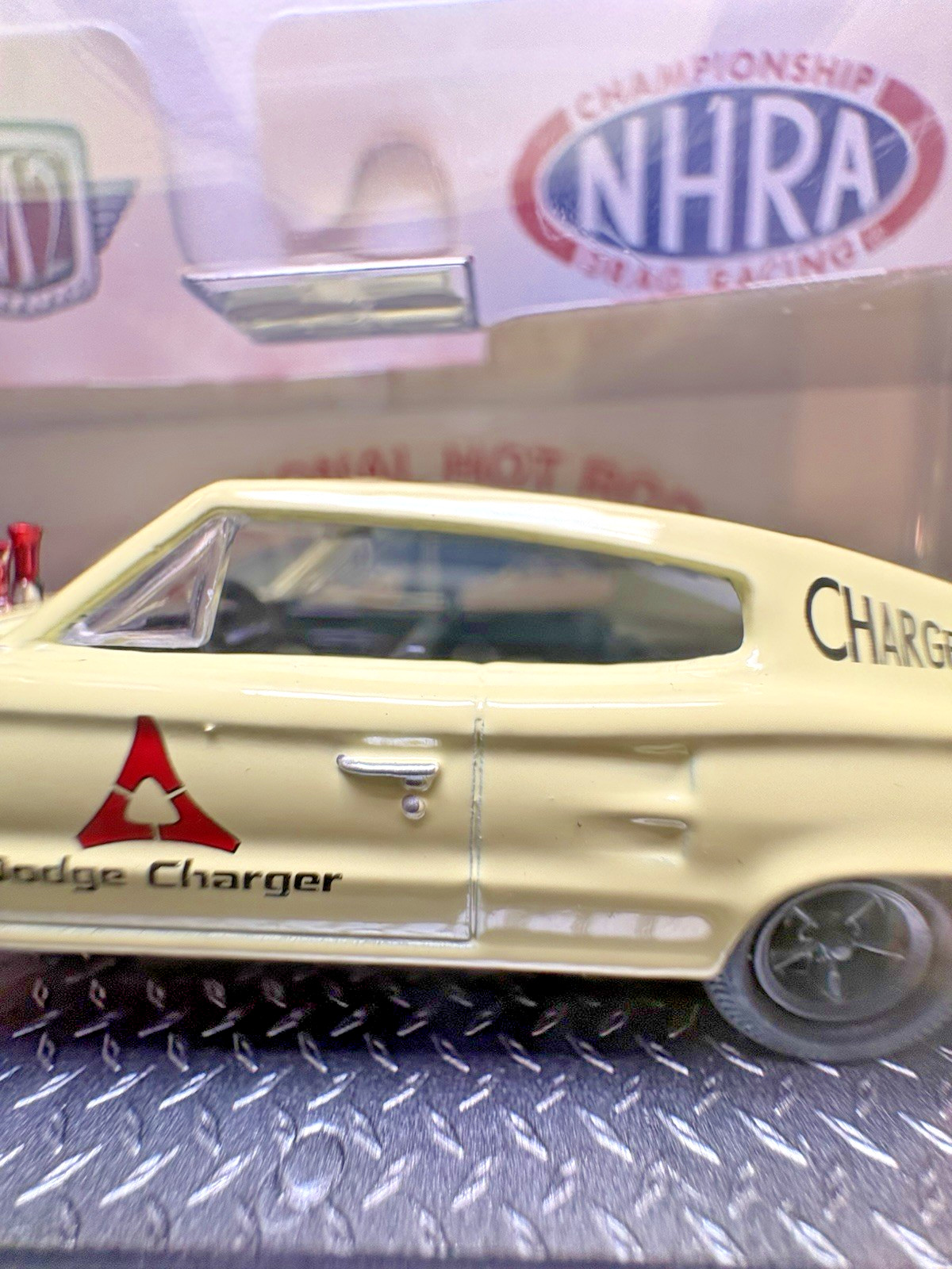 1/64 M2 Machines NHRA 1966 Dodge Charger Gasser WMTS13 20-23 Yellow Diecast.
