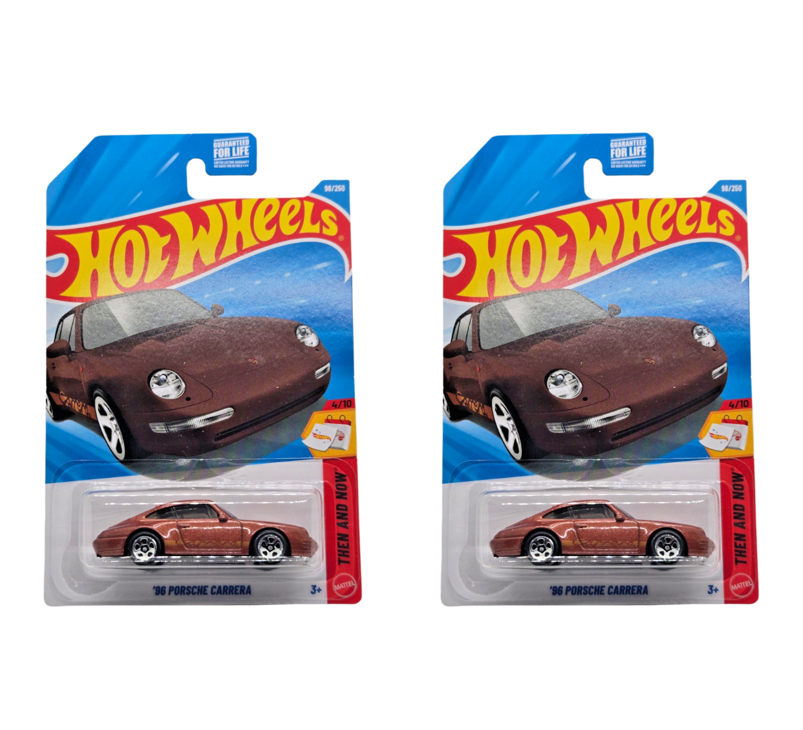 2026 Hot Wheels ’96 Porsche Carrera #98 Bronze – Set of 2