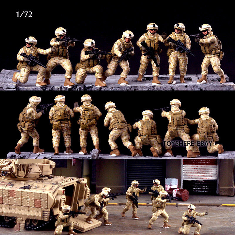 1/72 TANK 1:72 WW2 USA Marine corps Soldiers military toy TotalWar diorama
