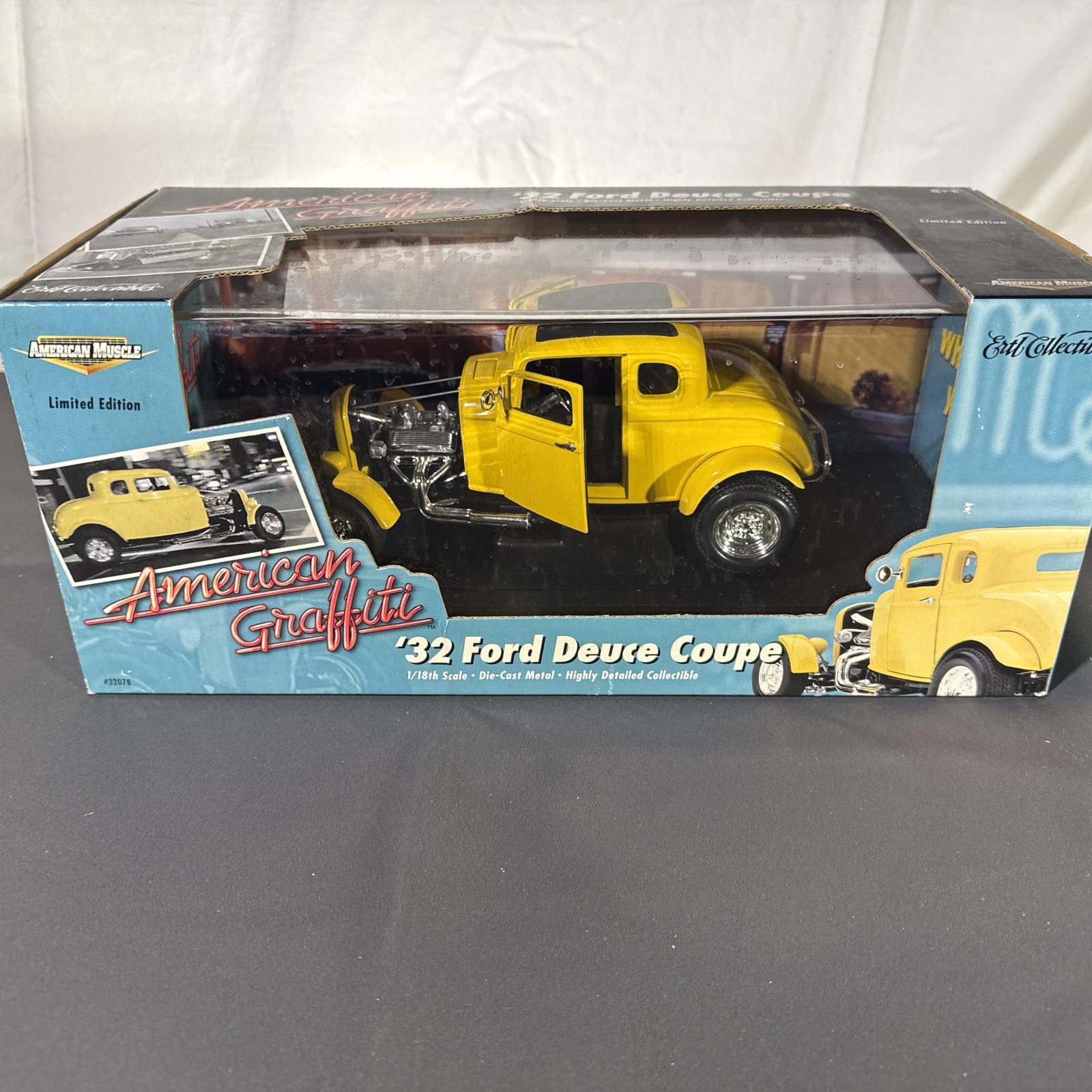 AMERICAN GRAFFITI ERTL autograph signed by John Milner 1932 FORD DEUCE COUPE