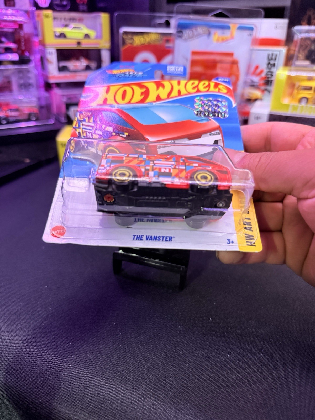 Hot Wheels HW Art Cars The Vanster Van Red Multicolor Diecast FACTORY SEALED!