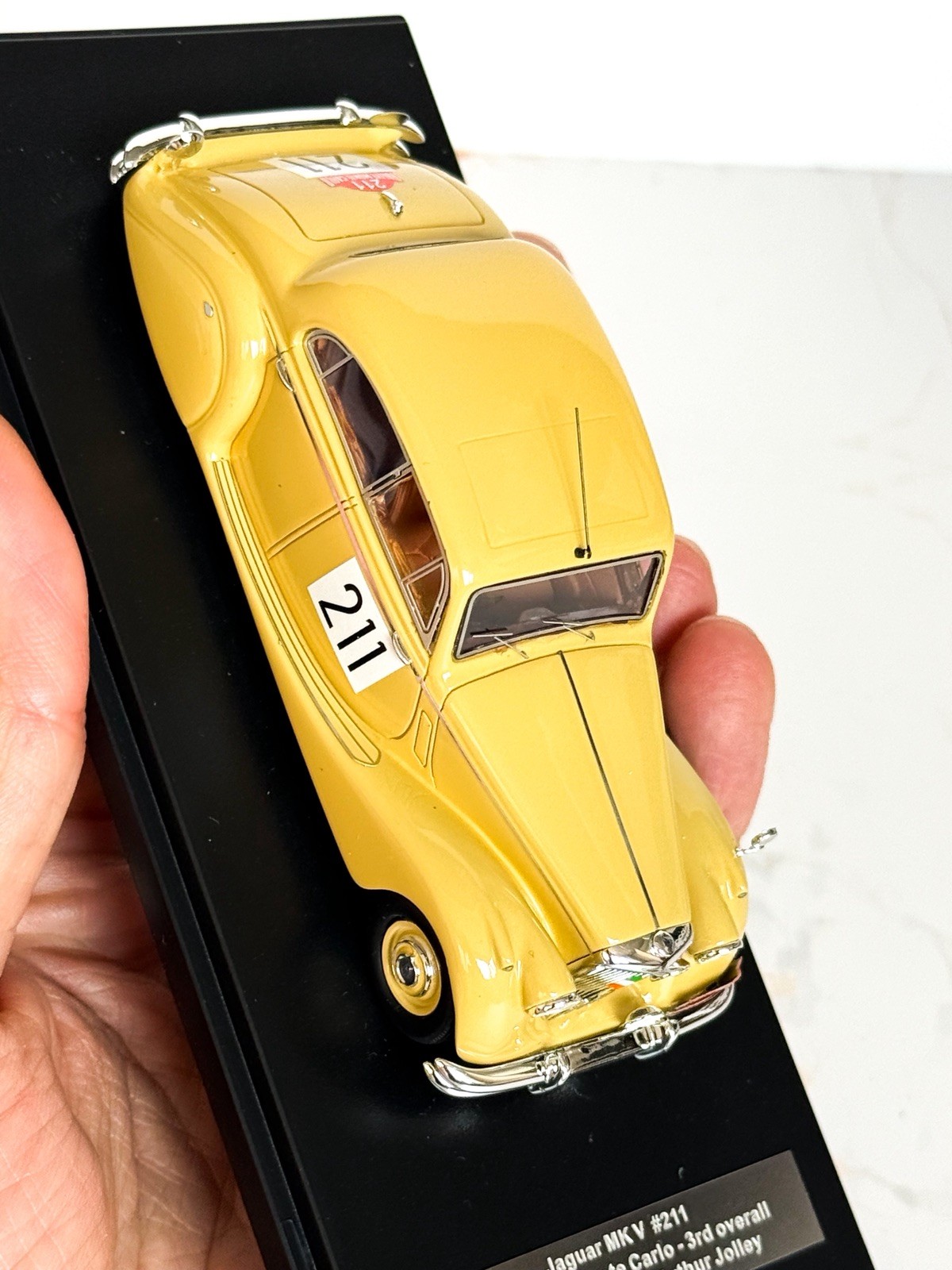 Matrix 1:43 Jaguar MK V #211 1951 Monte Carlo Rally 3rd Resin Model MXR41001-041
