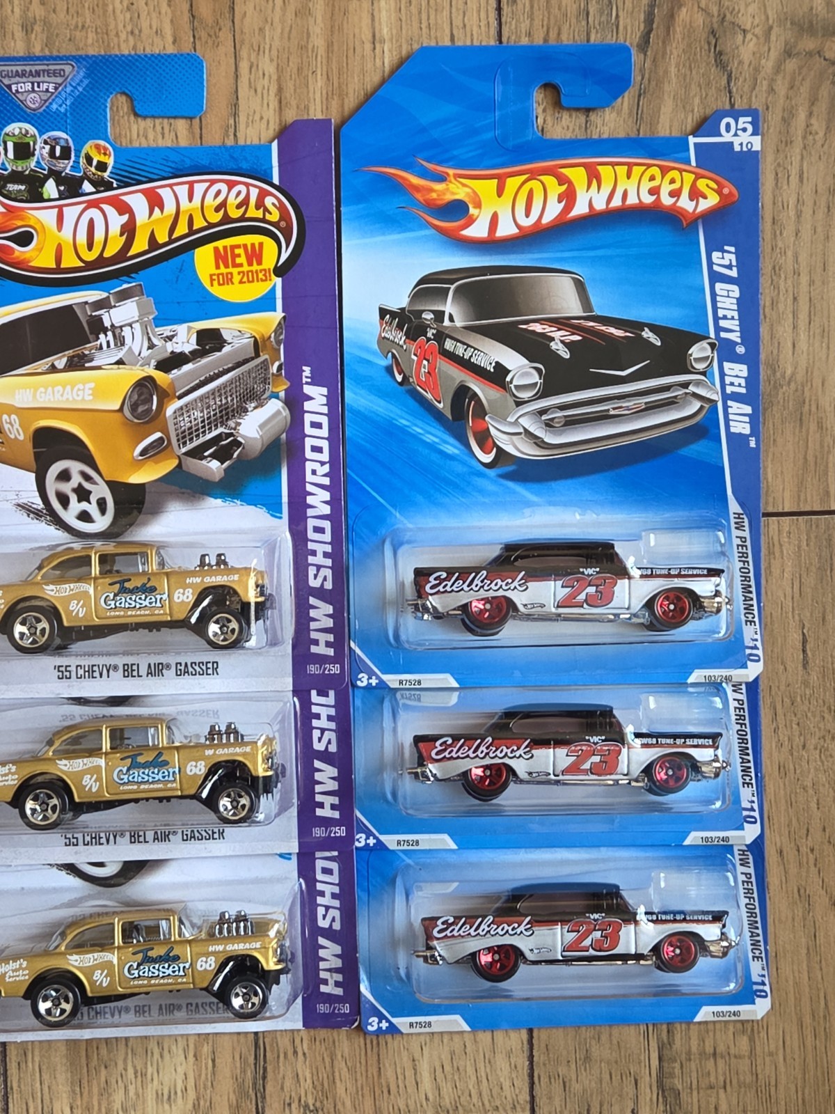 12 Hot Wheels ’55 Chevy Bel Air Gasser HW Showroom ’57 Chevy Bel Air Variations