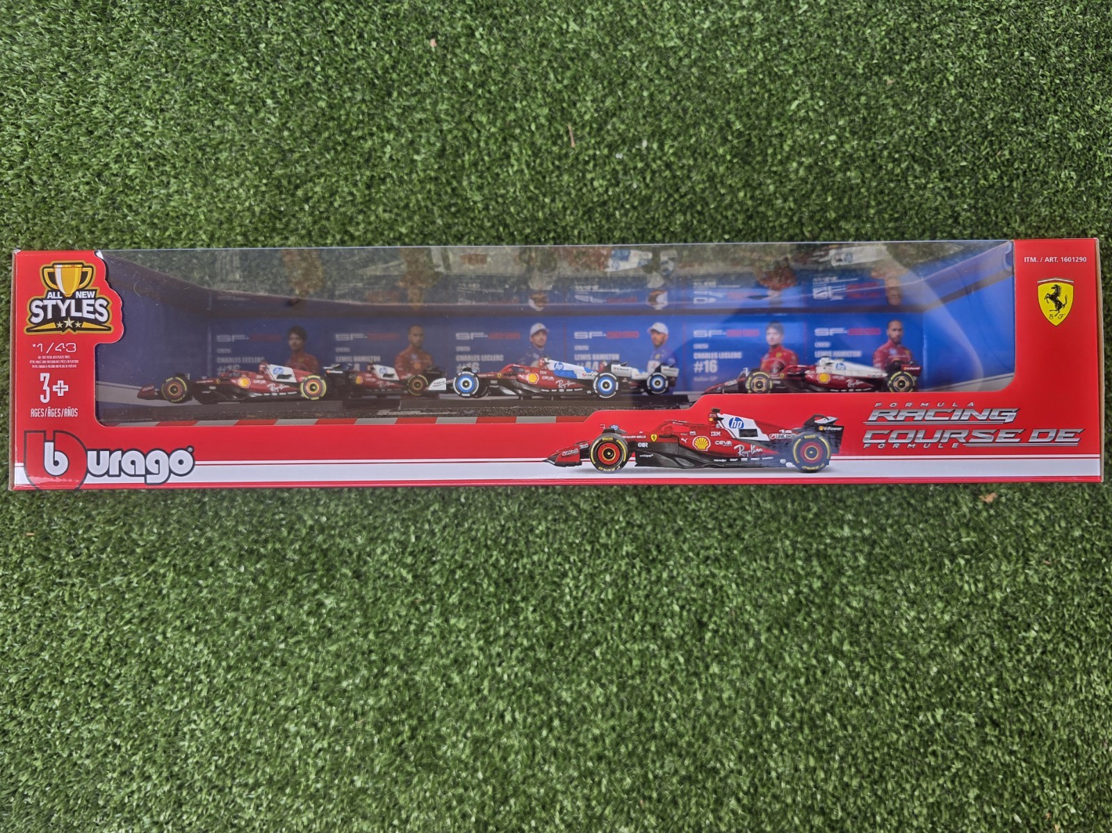 Bburago Ferrari Racing Formula 1, 1:43 Scale Die Cast 6 Car Set Brand New Sealed