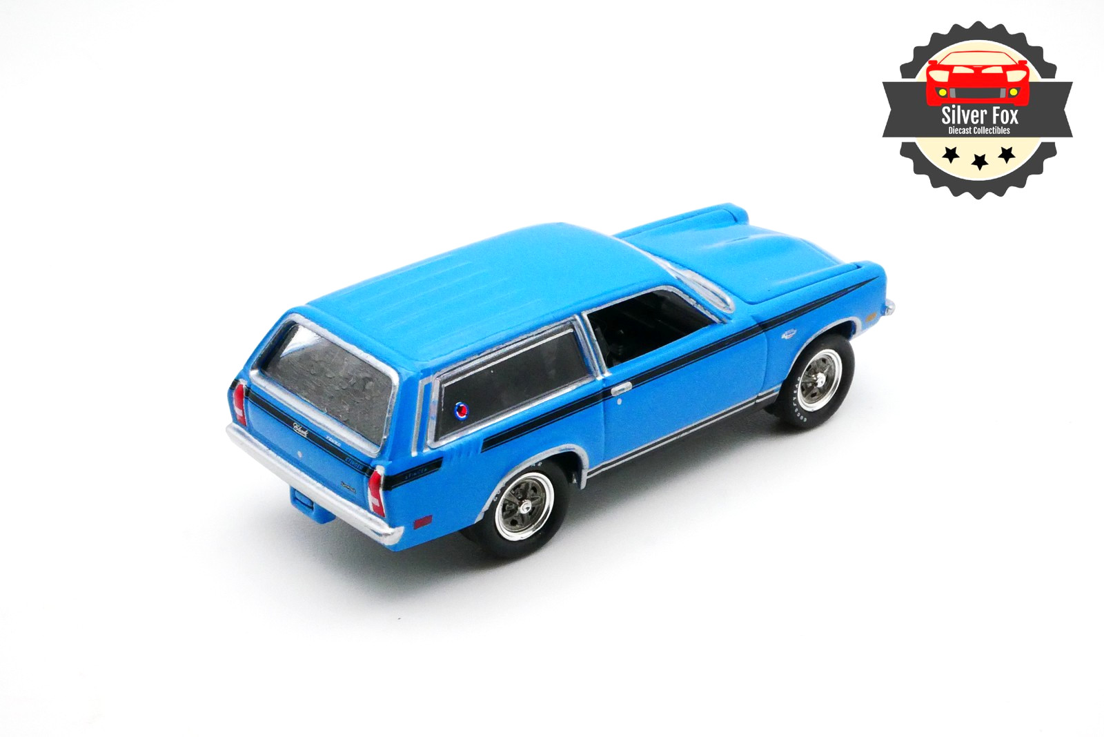 1972 CHEVROLET VEGA STATION WAGON BLUE 1/64 SCALE DIECAST COLLECTOR MODEL CAR