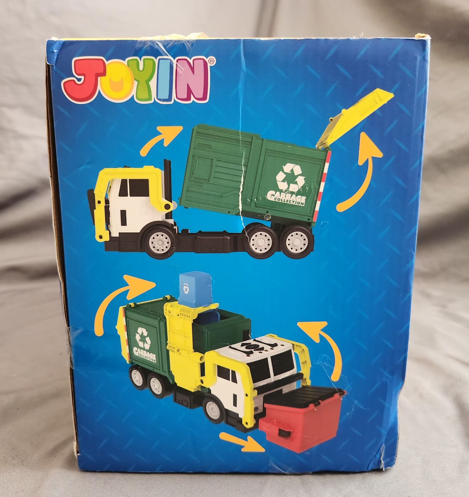 NEW 35 Pcs GARBAGE TRUCK VEHICLE TOY SET Kids 3+ Years JOYIN in Box
