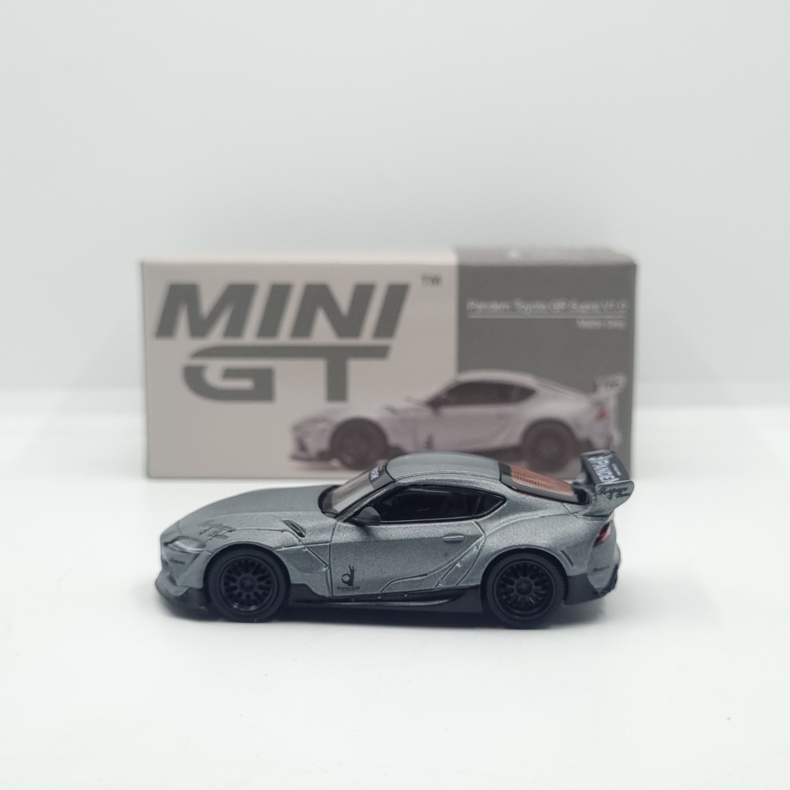 Mini GT Pandem Toyota GR Supra V1.0 Matte Grey RHD MGT00250-R