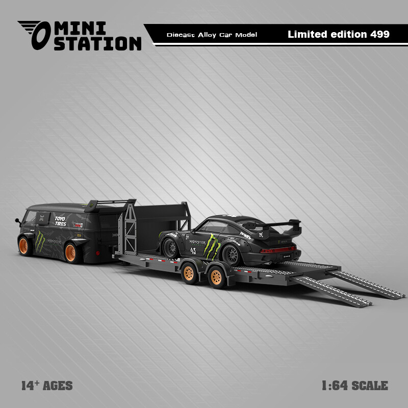 Mini Station 1:64 RWB 964/Targa/T1 Model Car