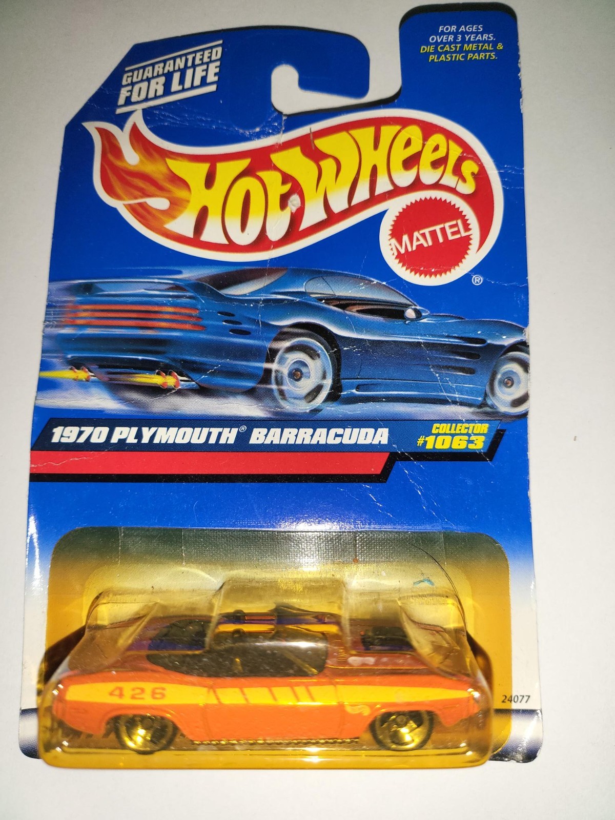 HOT WHEELS #1063 1970 PLYMOUTH BARRACUDA 1999 FIRST EDITIONS