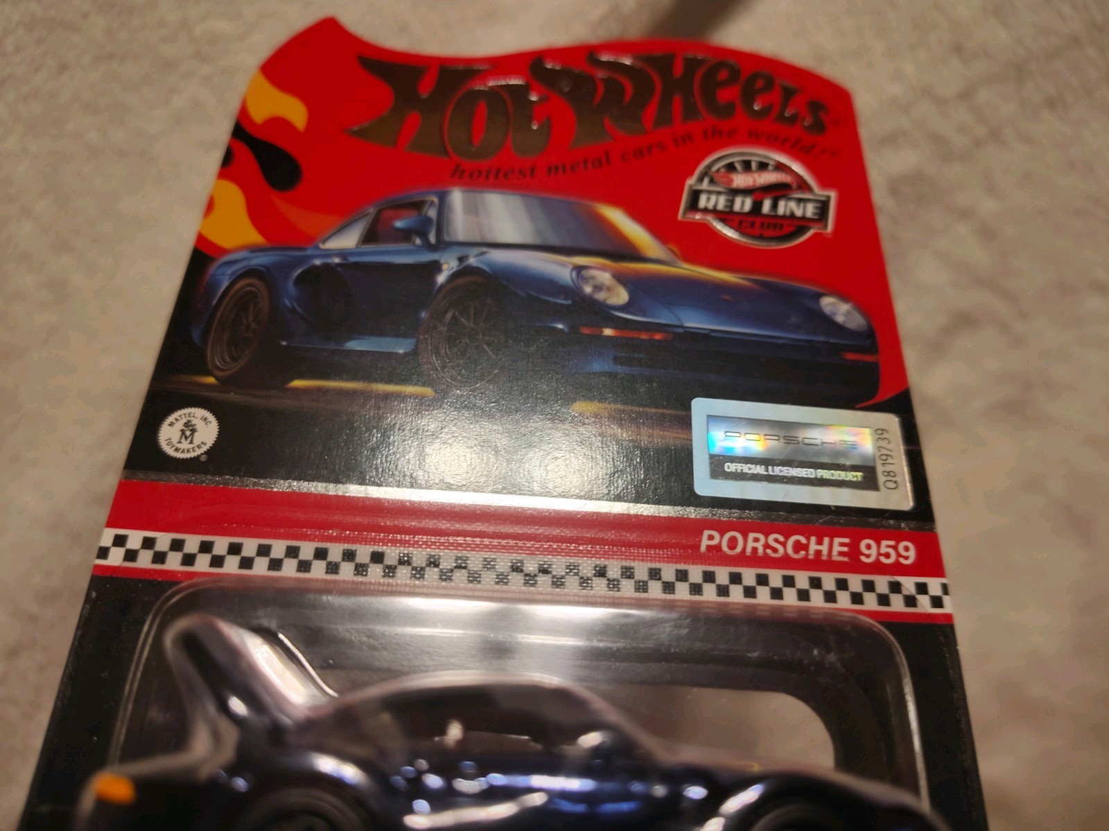Hot Wheels Red Line Club Porsche 959 1:64 Blue Diecast Limited Edition 2024