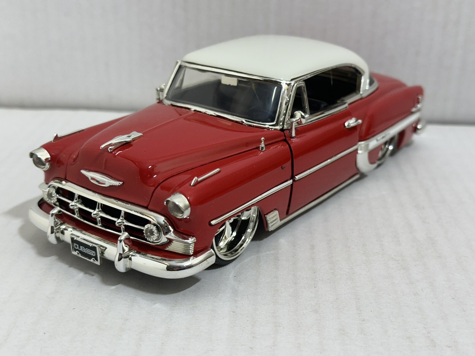 JADA DUB 1953 CHEVY BEL AIR RED 1:24 DIECAST MODEL CAR NEW NO BOX