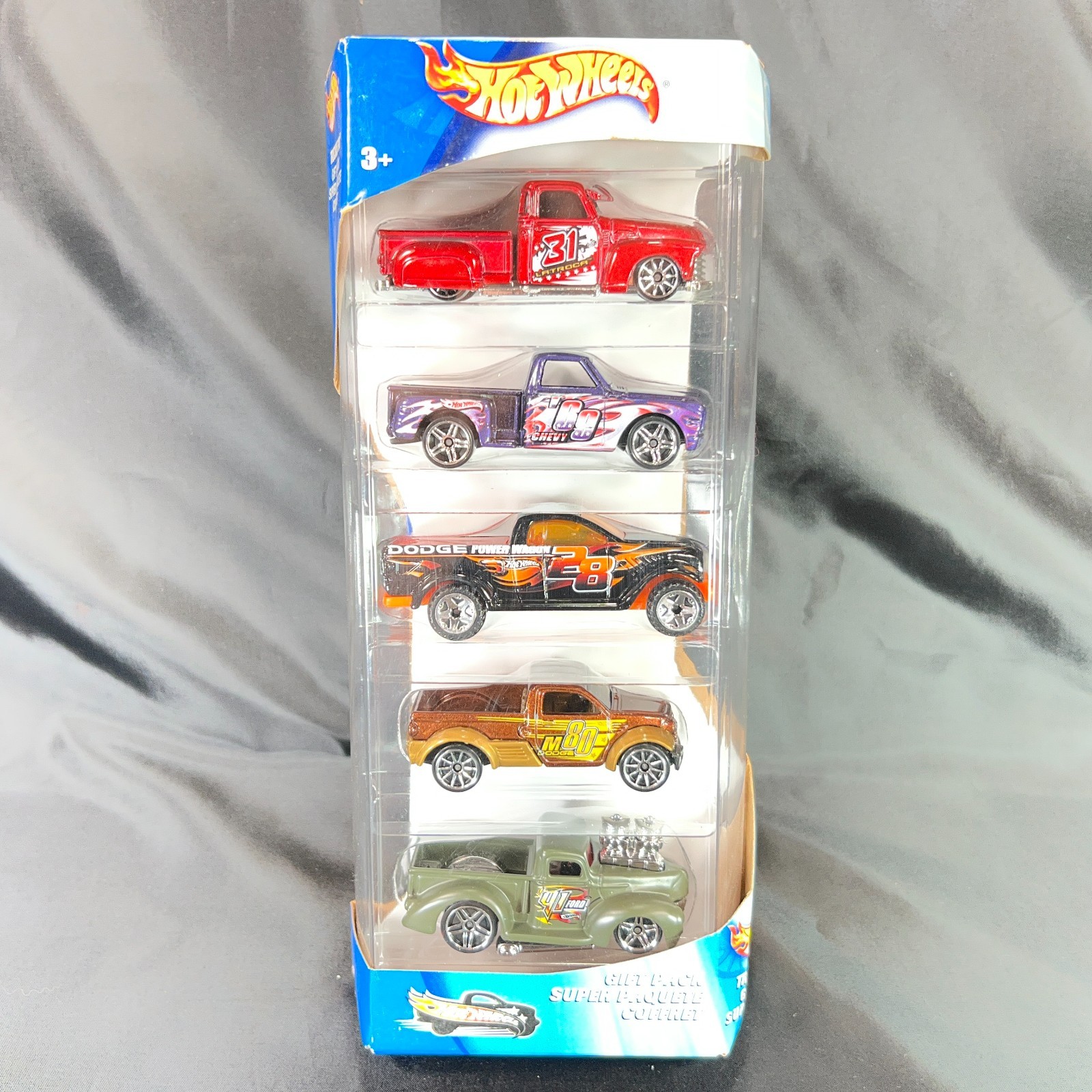 Hot Wheels Trucks 5 Pack Gift Set Diecast Cars La Troca Dodge Power Wagon 2006