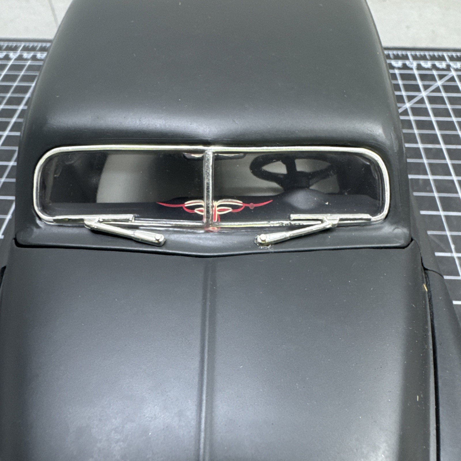 1/18 Diecast 1951 Chopped Mercury, Matt Black, American Muscle (2000) No BOX D3