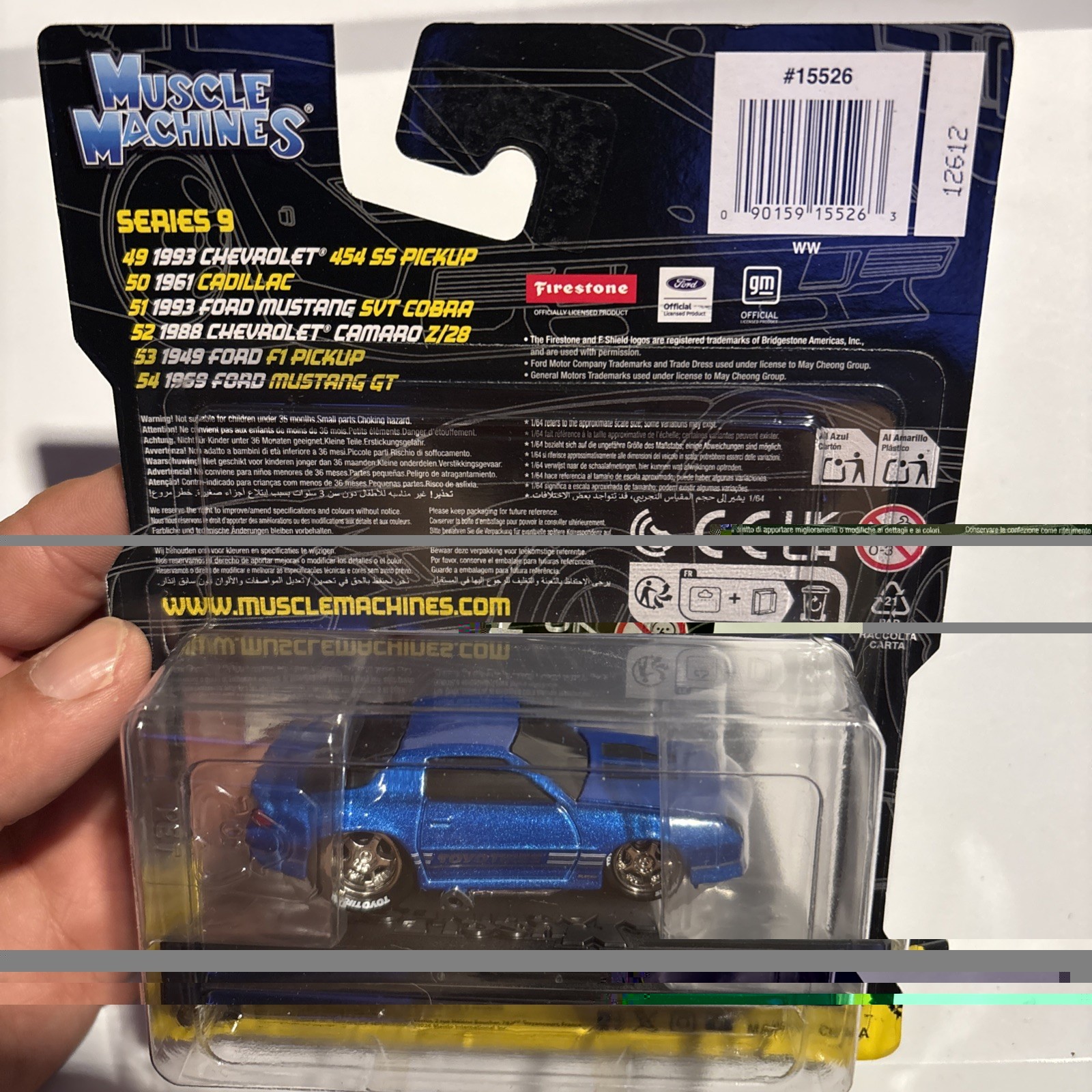 Muscle Machines 2026 Series 9 1988 Chevrolet Chevy Camaro Z/28 Blue #52
