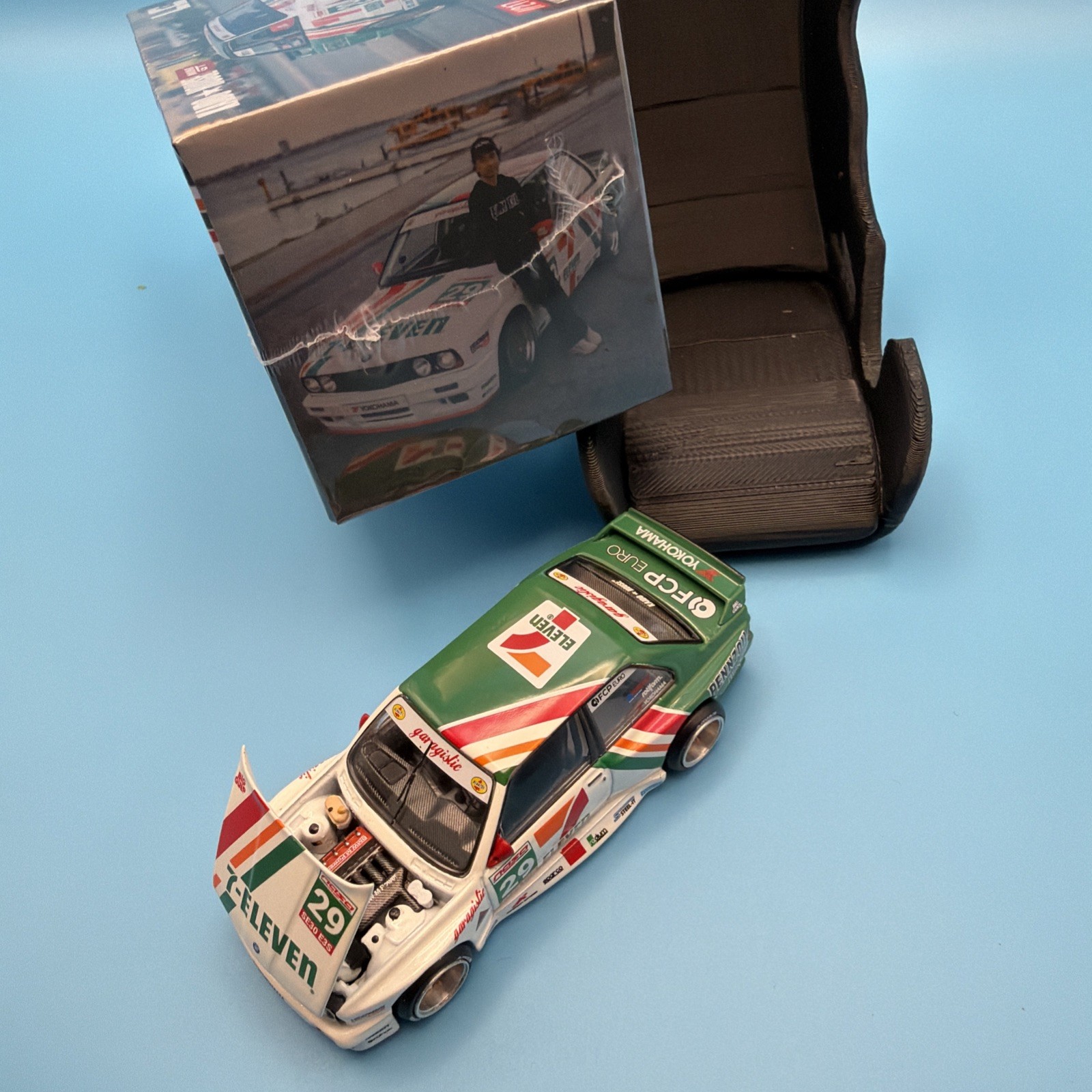 Kaido House x Mini GT 7-Eleven BMW M3 Kaido Works Larry Chen V1 #217 1/64 Sealed