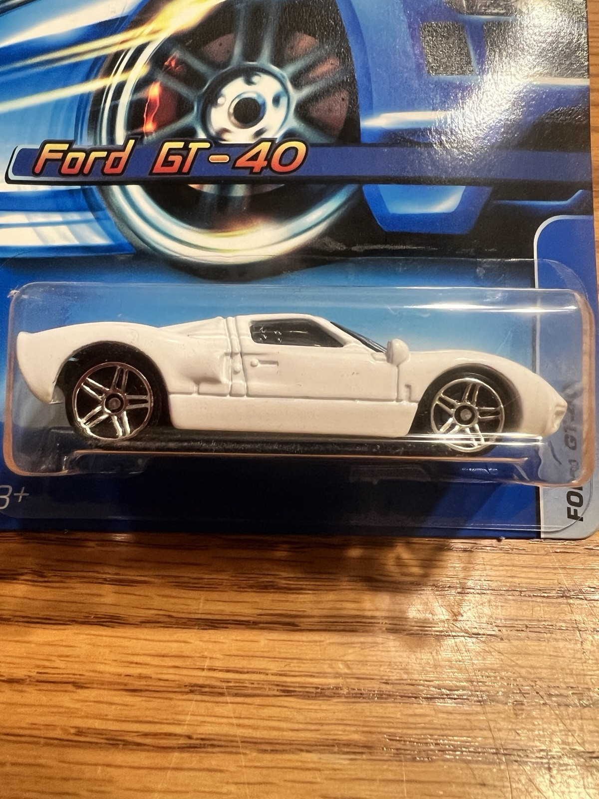 Hot Wheels Ford GT-40 K-Mart Exclusive Blue Card #162 2005 🛞🛞🛞