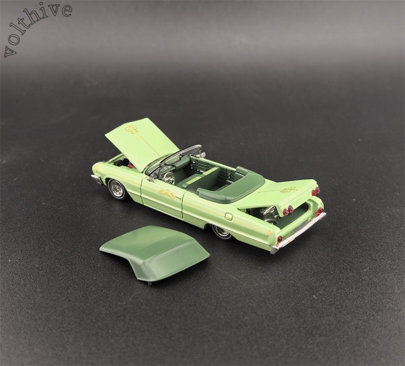 Fine Works64 1:64 Impala Lowrider Diecast Car Model Gift JDM Racing Fans Boys