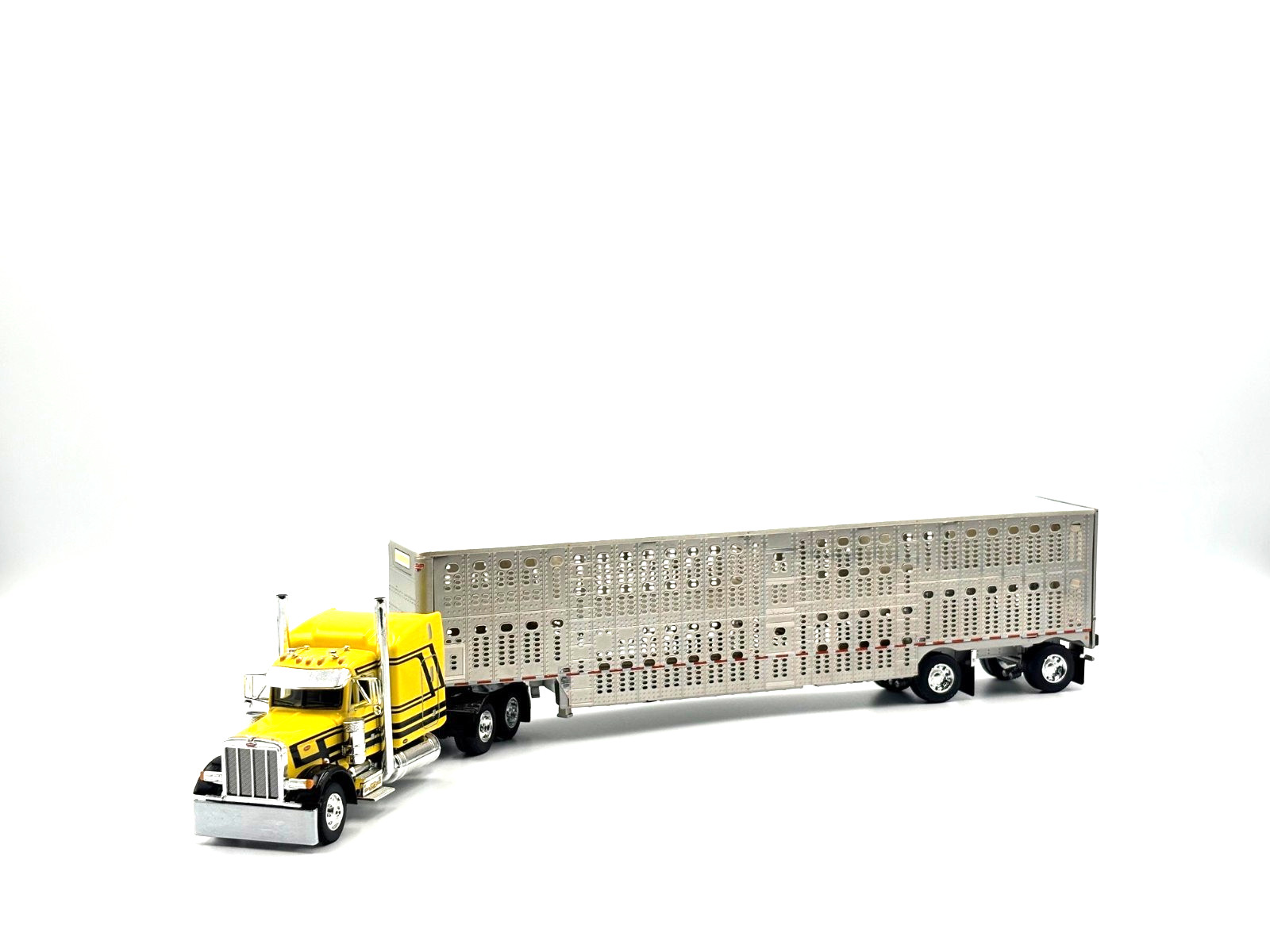 DCP 1/64 Peterbilt 379, Wilson Livestock Trailer Harrison Trucking 60-2104