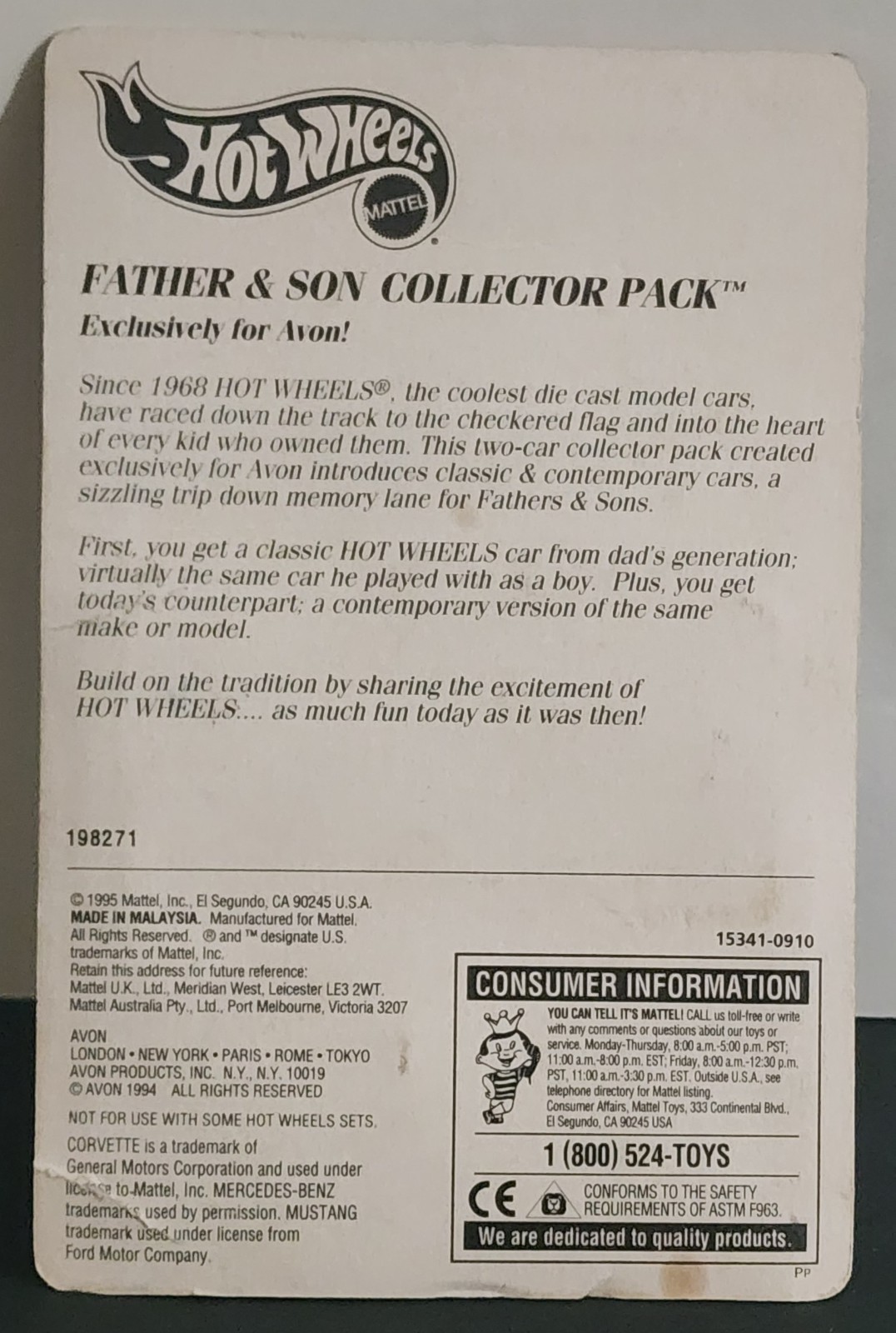 SALE, Hot Wheels, Mercedes SL & Mercedes-540K, AVOn Collector Pack