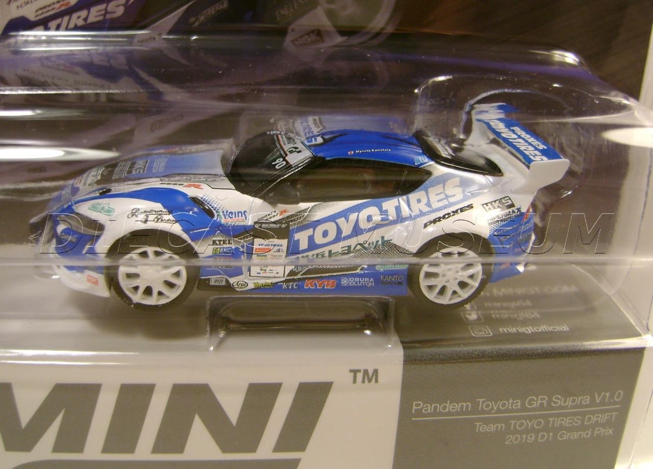 TOYOTA GR SUPRA V1.0 TEAM TOYO TIRES PANDEM MIJO TSM MODEL MINI GT DIECAST 2021
