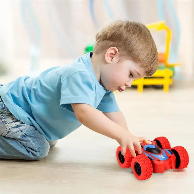 Children’S Toy Car Fun Double-Sided Car Inertial Safety Anti-Collision Anti-Fall
