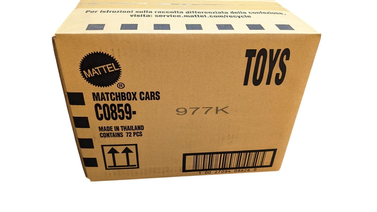 MATCHBOX Short Card 72 Cars see pics of assortment. Factory Sealed Case