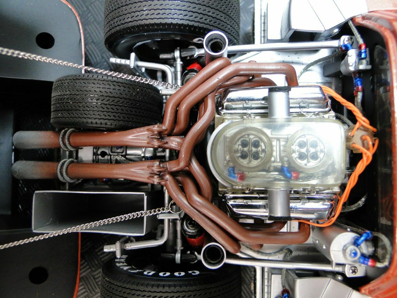 Exoto Ford GT40 Race Car1 18Racing Racer Custom Built Metal Body Model