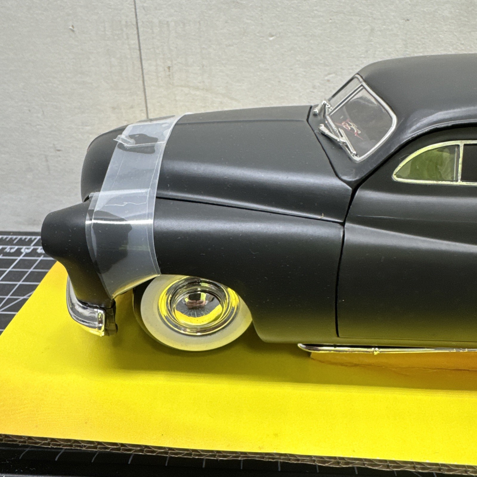 1/18 Diecast 1951 Chopped Mercury, Matt Black, American Muscle (2000) No BOX D3