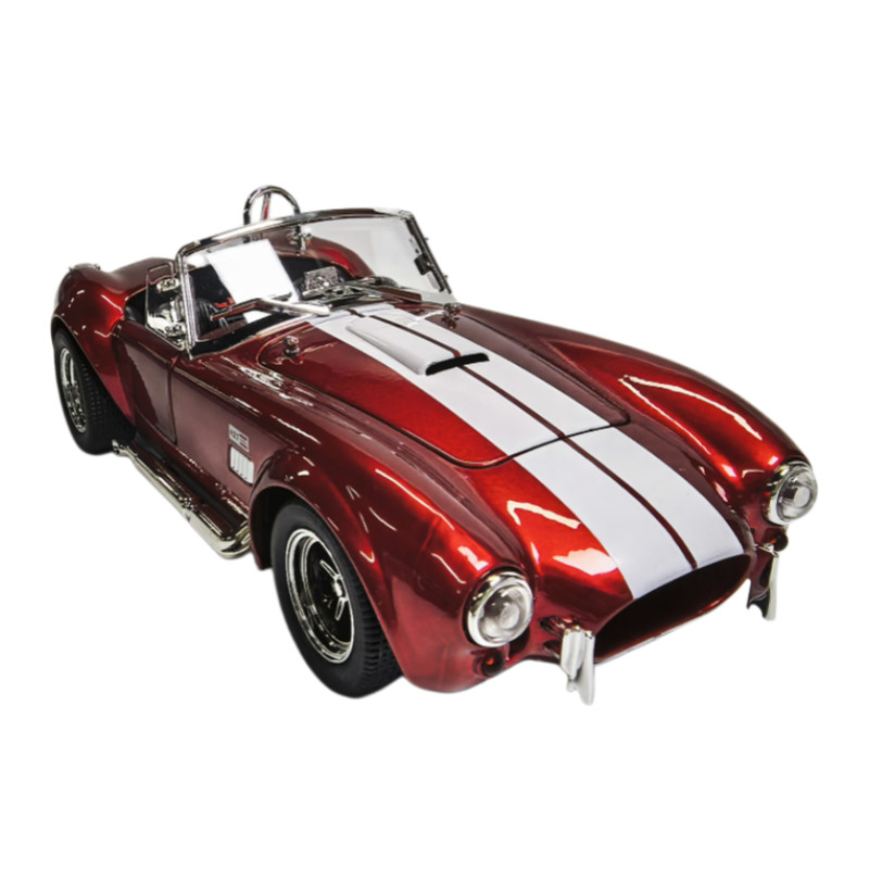 1:24 Ford Shelby Cobra 427 S/C Diecast-Light Sound Vintage Charm for Collectors