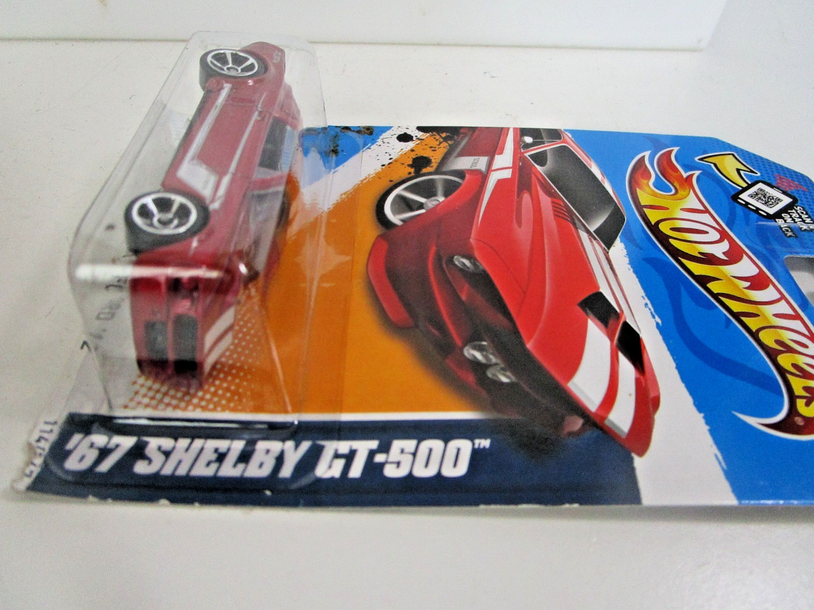 2012 Hot Wheels Muscle Mania ’67 Shelby GT-500 Red 114/247 Kmart Color NRFB