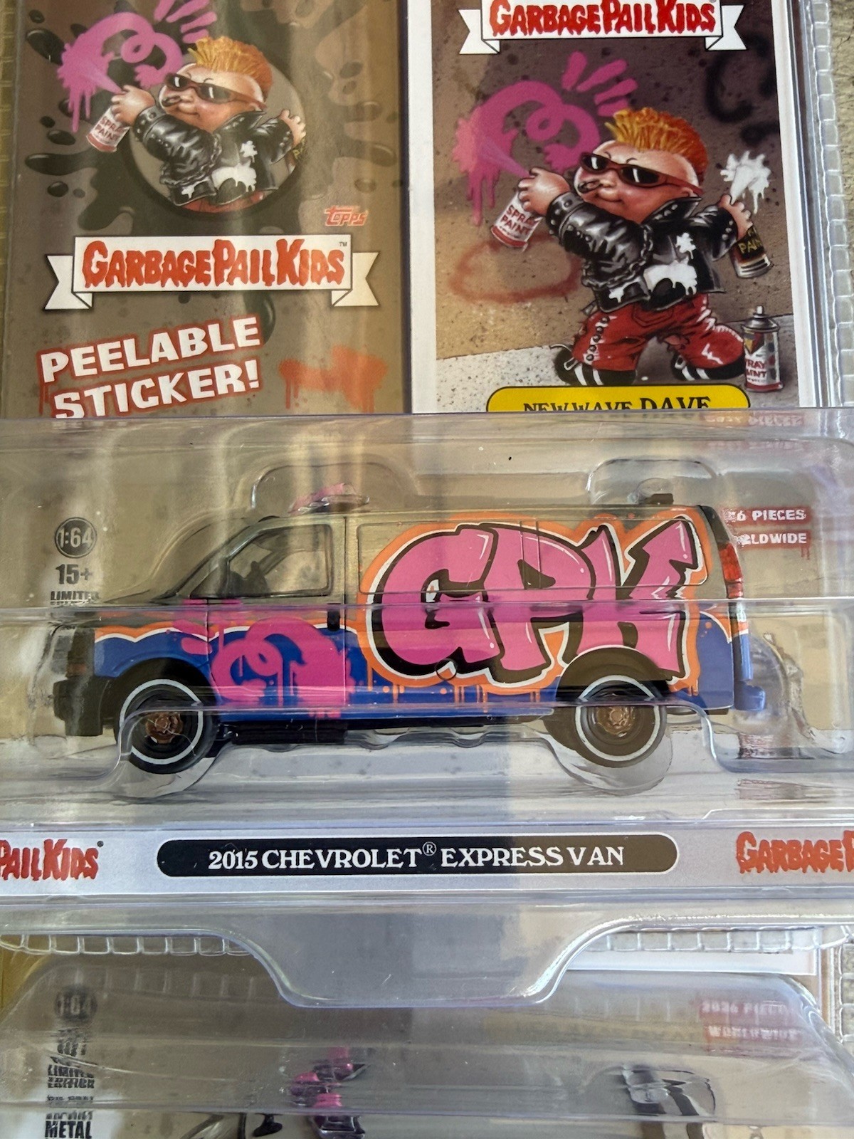 2026 SDCC EXCLUSIVE GREENLIGHT TOPPS GARBAGE PAIL KIDS Chase / Reg Chevy Van New