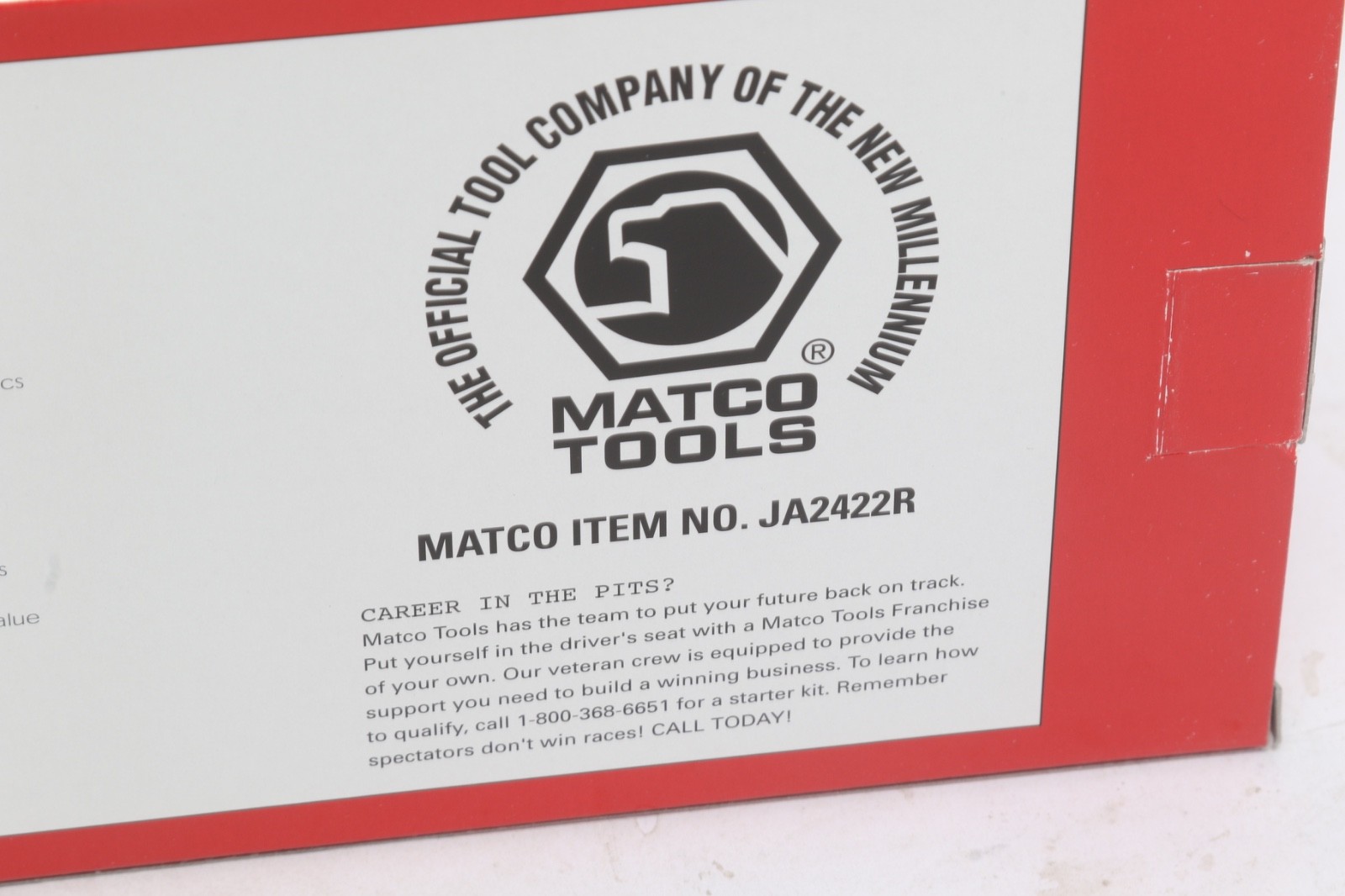 2002 MATCO TOOLS DARRELL RUSSELL 1:24 DIE CAST METAL NHRA DRAGSTER JA2422R