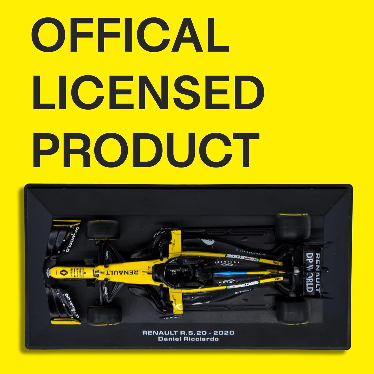 1:43 Scale Diecast Model of Renault RS20 F1 – Ricciardo & Ocon Collector’s Car