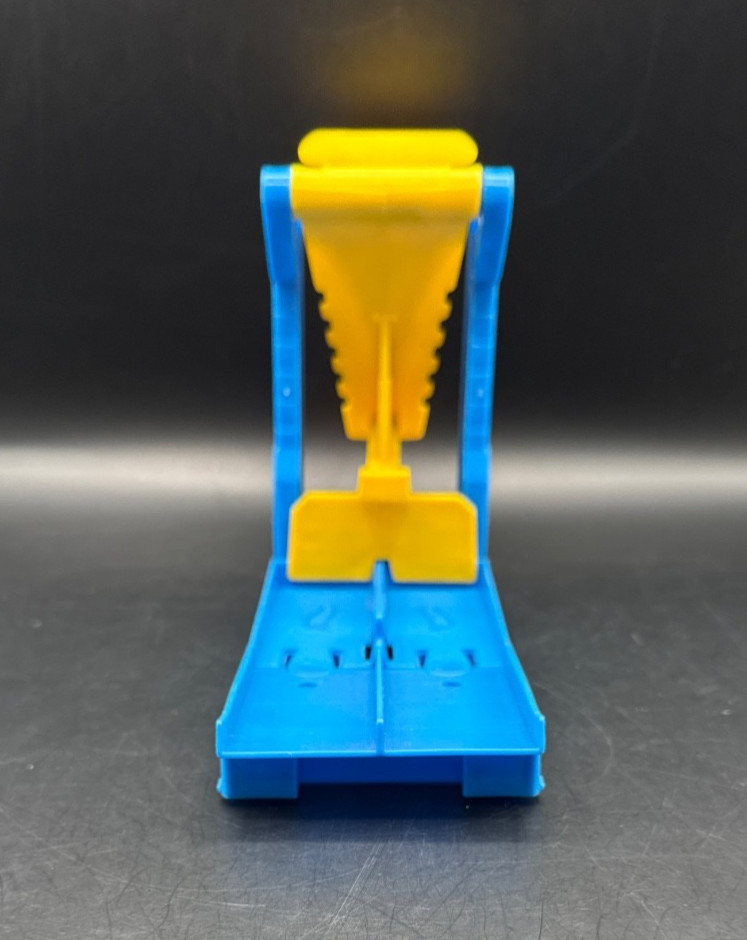 Hot Wheels Monster Trucks Blast Station Blue and Yellow Launcher Only Pre-owned