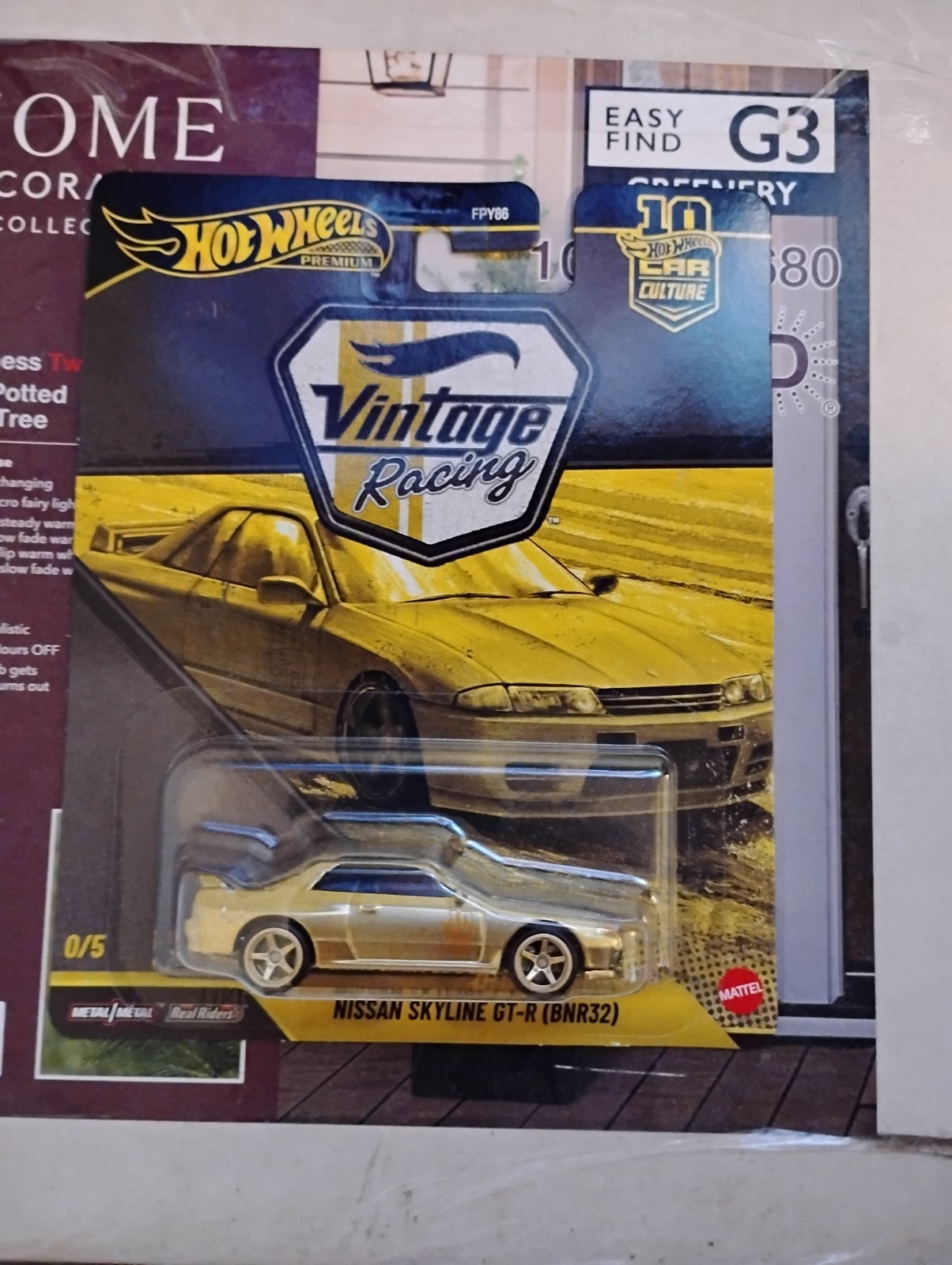2026 Hot Wheels Premium Vintage Racing CHASE 0/5 Nissan Skyline GT-R BNR32 RARE