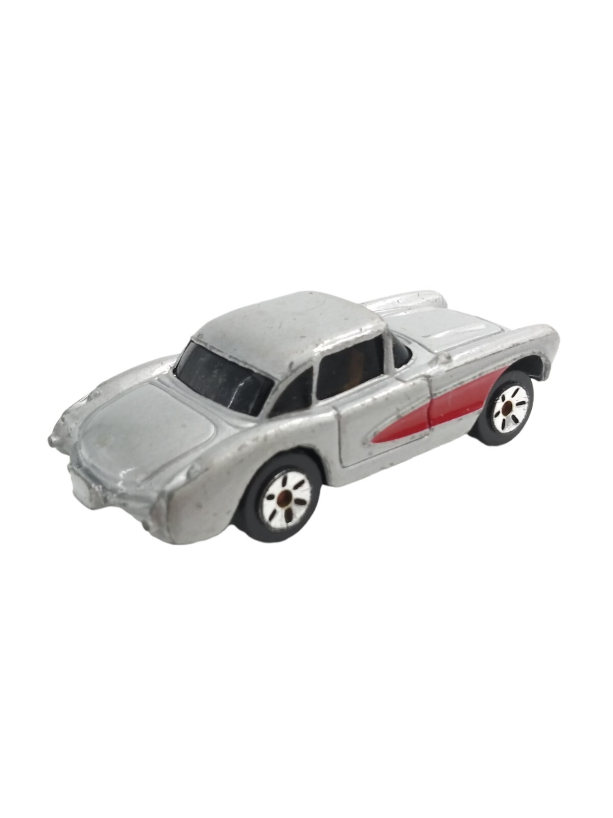 Maisto ’57 Chevy Corvette Silver Diecast Car Hard Top