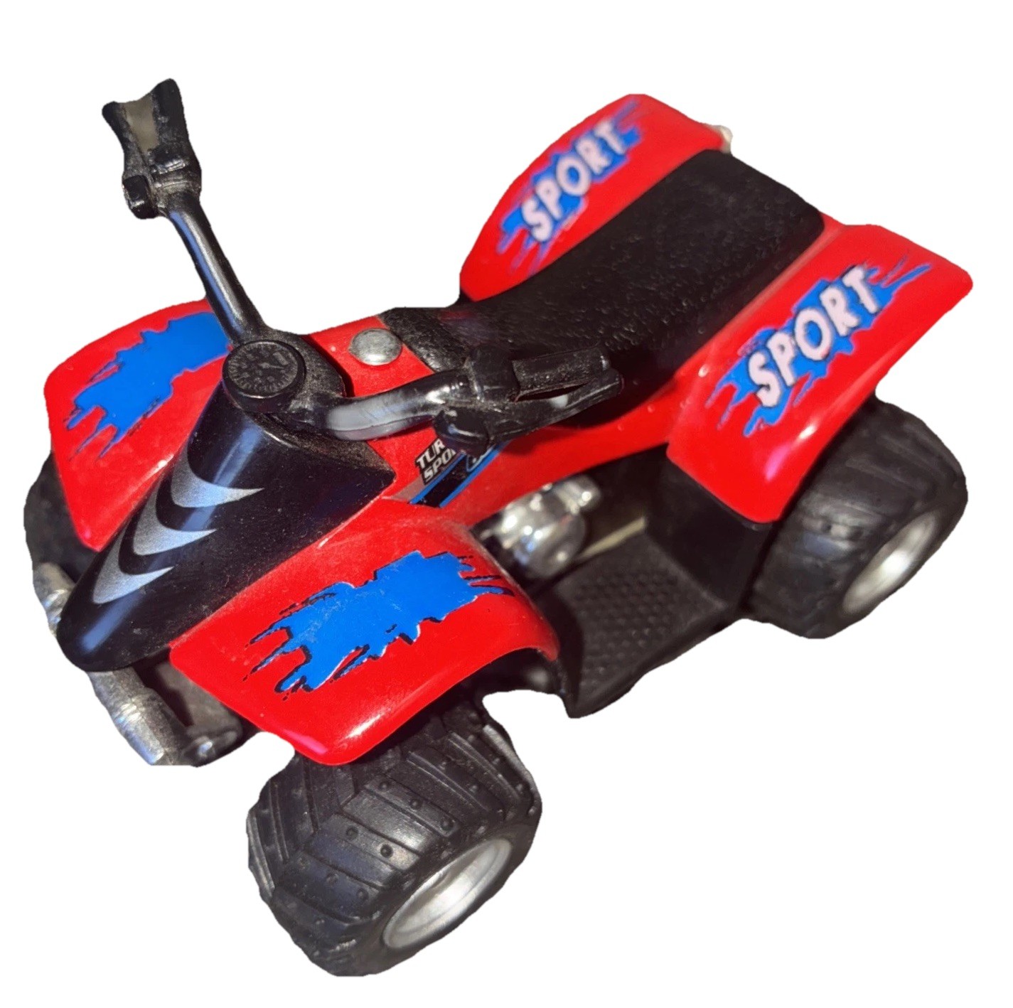 Kintoy Smart ATV Red Kinsmart 3506D Diecast Model Toy Pull Back Action *flaw
