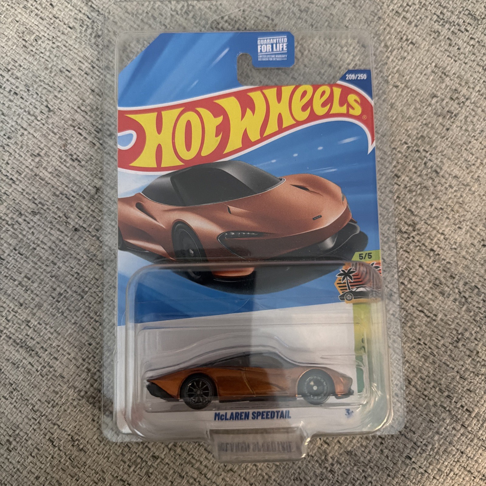 Hot Wheels McLaren Speedtail Super Treasure Hunt STH 209/250 MINT In Protector