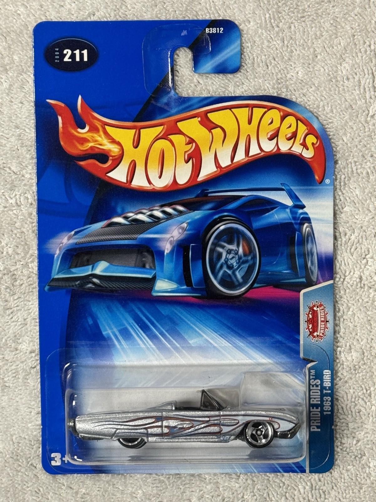 Hot Wheels 2004 Pride Rides 1963 T-Bird Silver Kmart Exclusive Color
