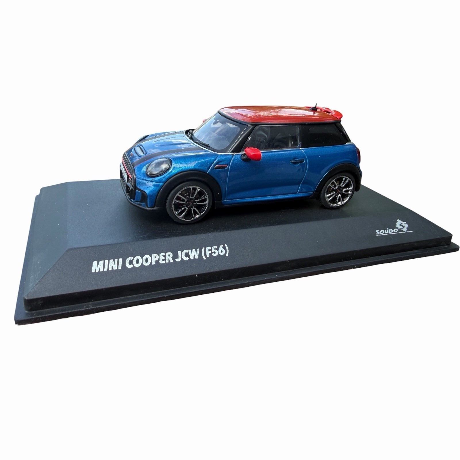 F56 MINI Cooper S John Cooper Works Blue Diecast car 1:43 Scale