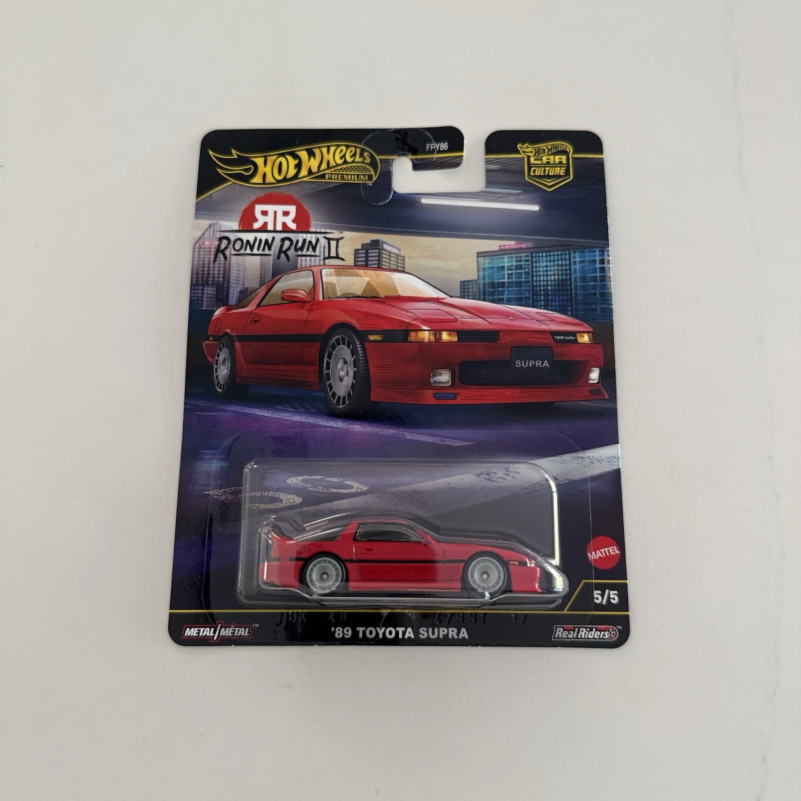 Hot Wheels Ronin Run 2 Set With CHASE ‘07 Honda Civic Type R Car Culture Premium