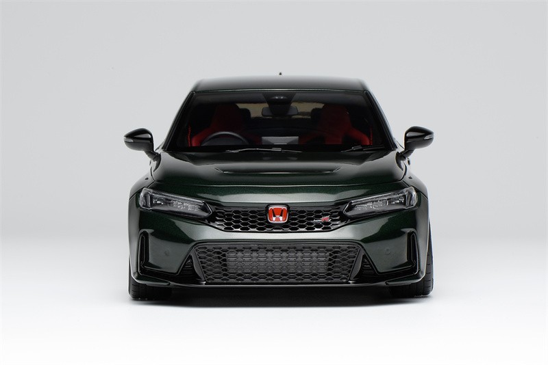 Motorhelix 1/18 Honda Civic Type R FL5 Model Car Customized Dark green/Magic
