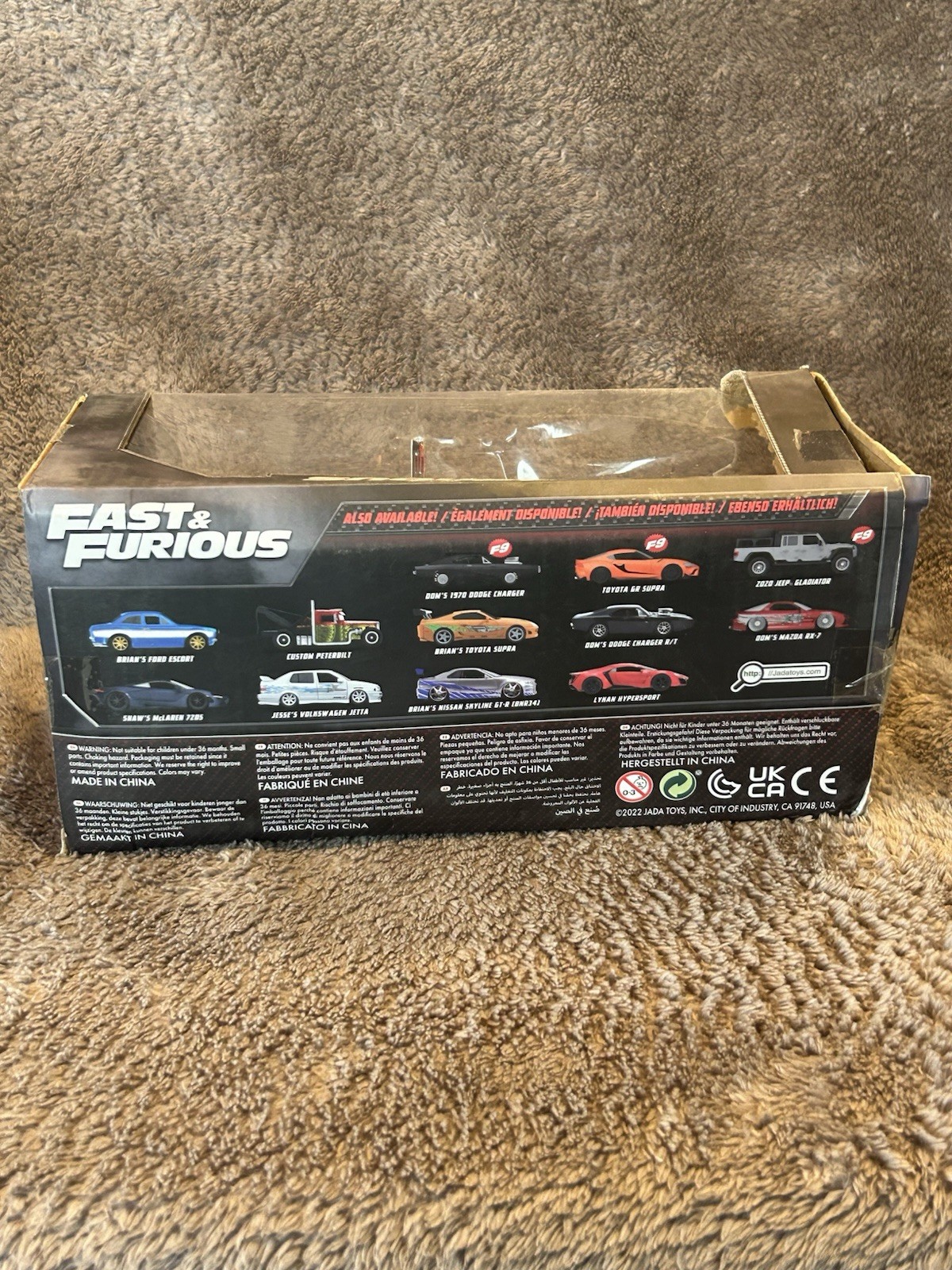JADA 1/24 CUSTOM PETERBILT TOW TRUCK FAST AND FURIOUS HOT ROD RACER Damaged Box